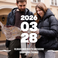 VU gimtadienio orientacinis žaidimas